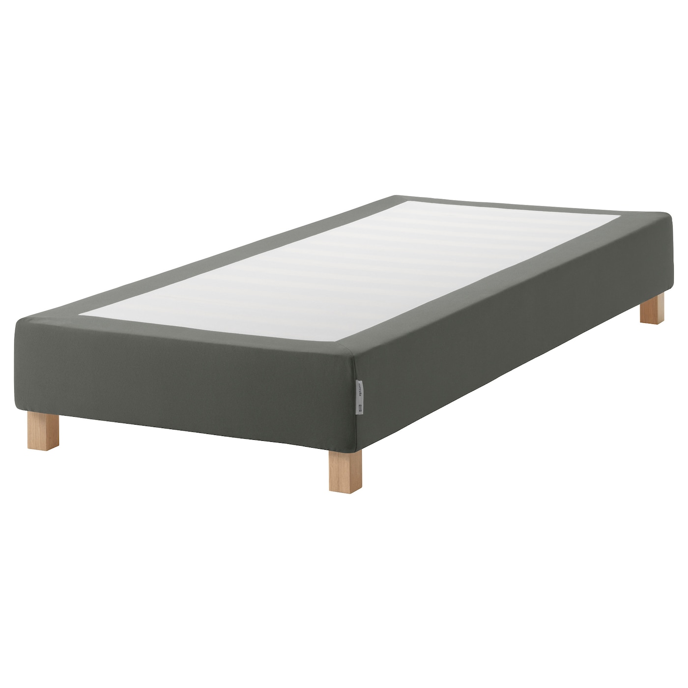IKEA ESPEVÄR Bettgestell mit Lattenrost dunkelgrau 90x200 cm