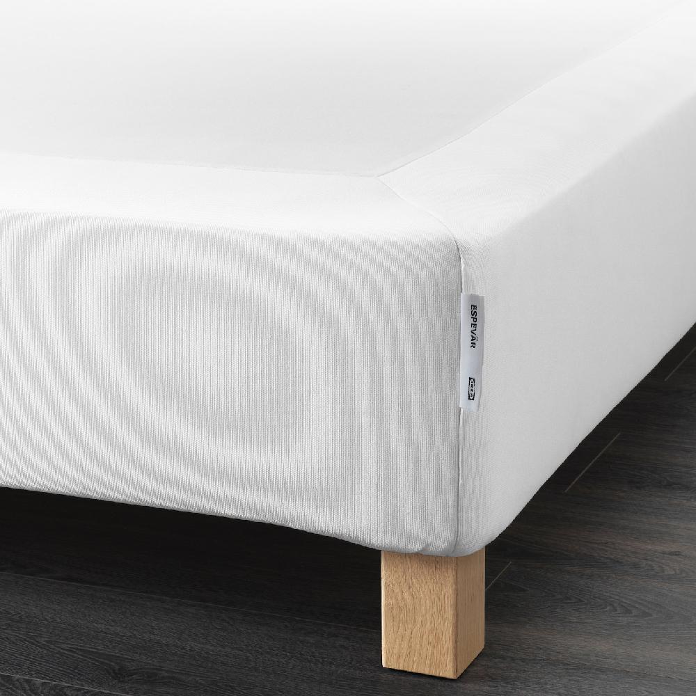 IKEA ESPEVÄR Boxspring mit Beinen weiß 180x200 cm Kostenlose Rückgabe
