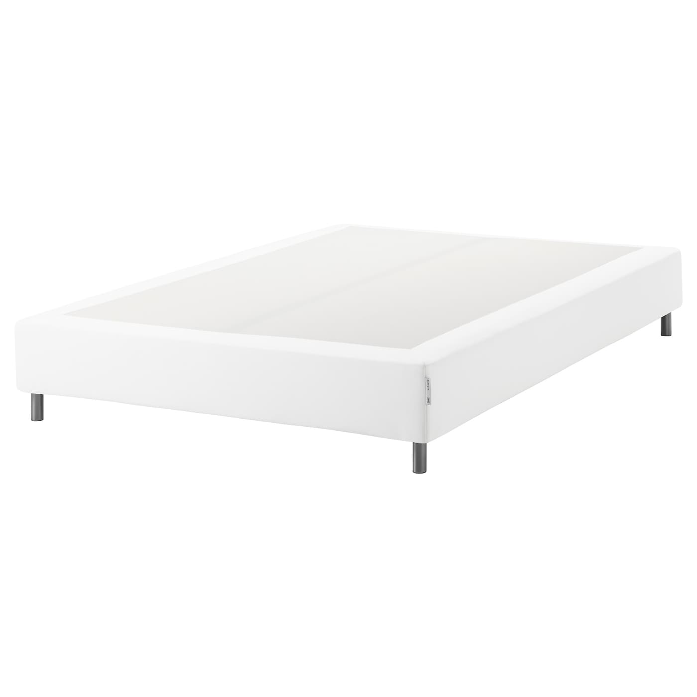 IKEA ESPEVÄR Boxspring mit Beinen weiß 140x200 cm