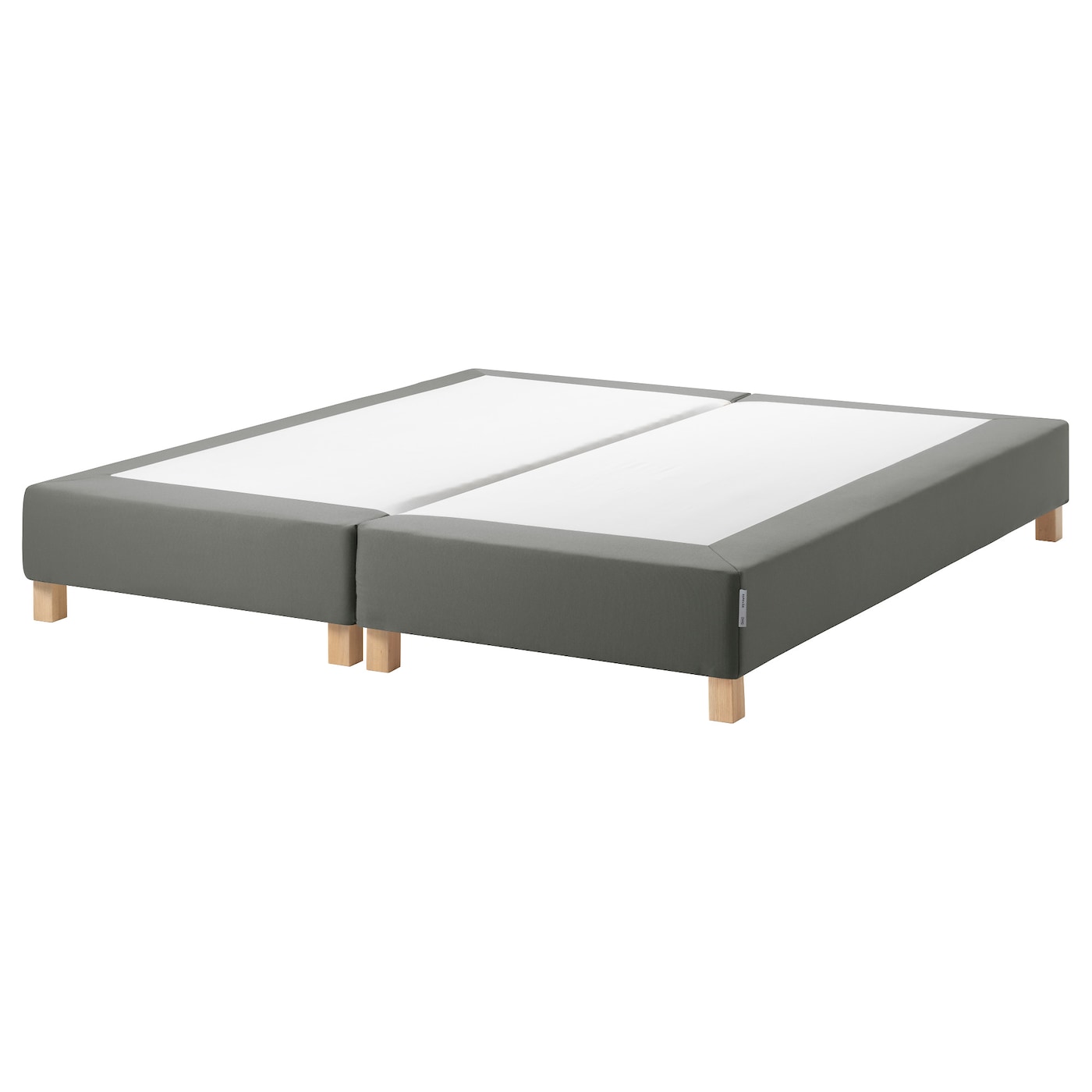 IKEA ESPEVÄR Boxspring mit Beinen dunkelgrau 160x200 cm