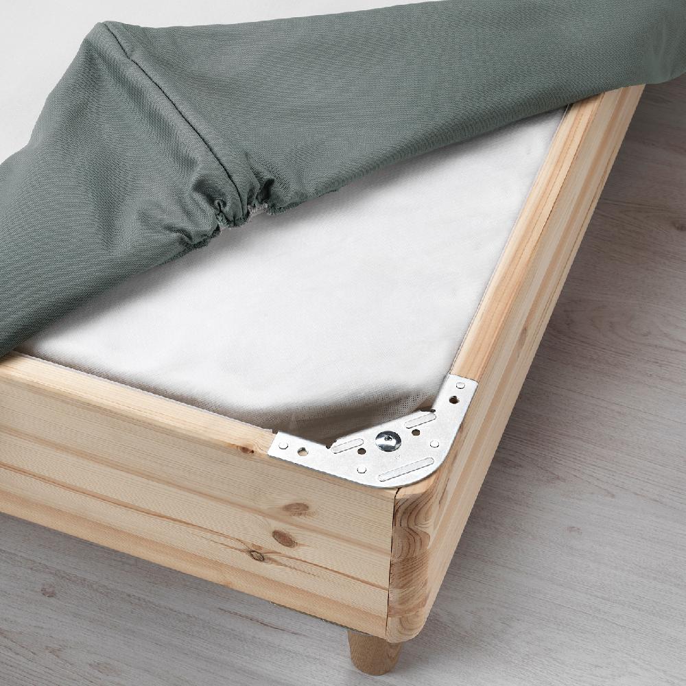 IKEA ESPEVÄR Boxspring mit Beinen dunkelgrau 160x200 cm Letzte 2 Tage