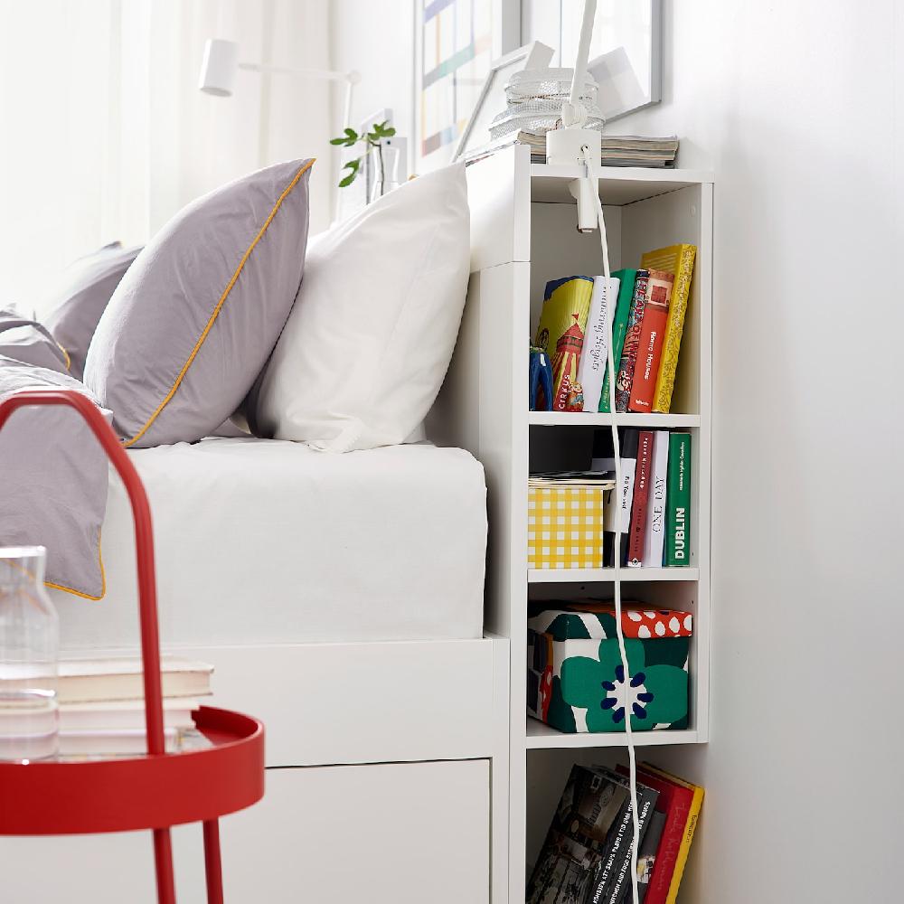 IKEA BRIMNES Kopfteil mit Ablage weiß 180 cm Discount Store für neue Produkte