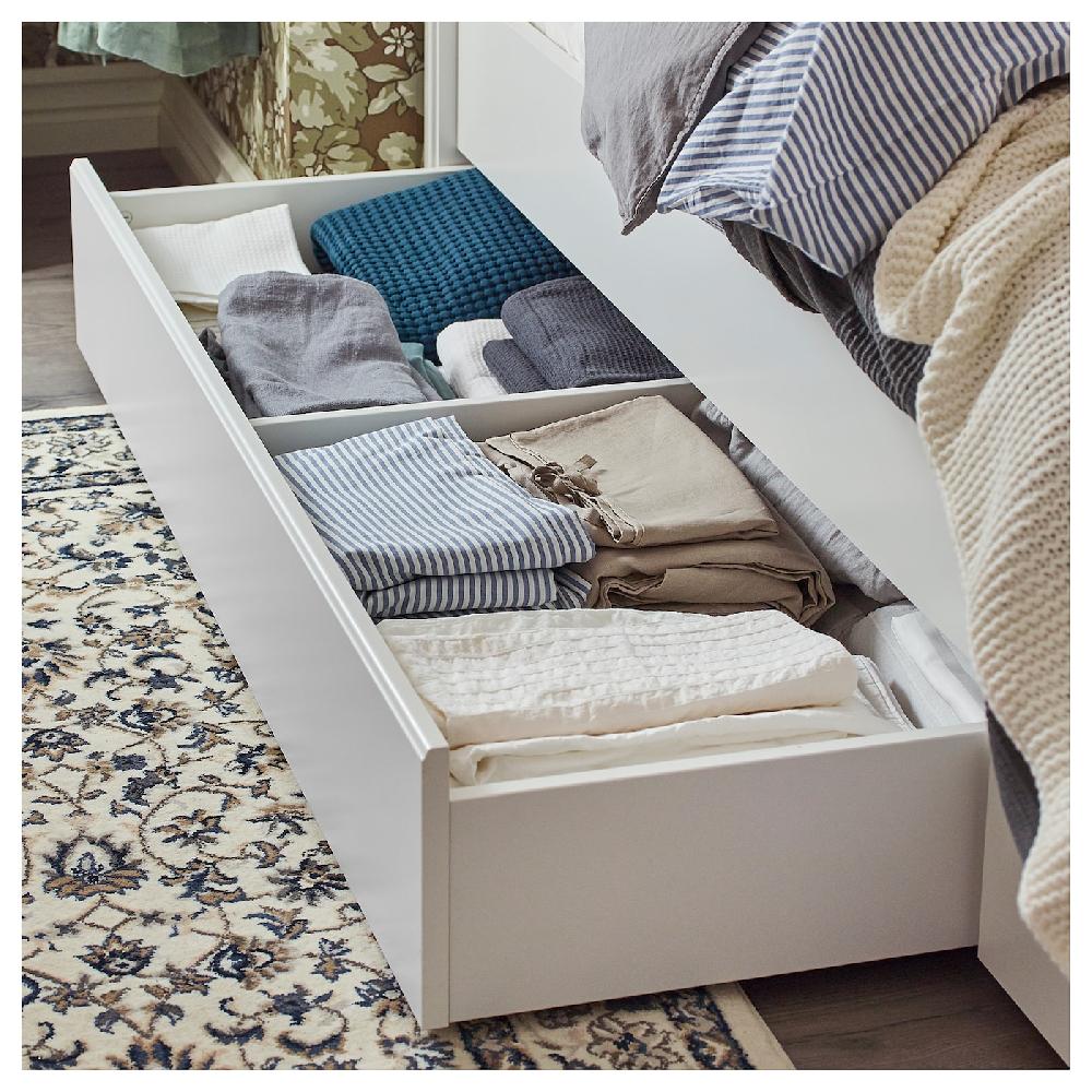IKEA SONGESAND Bettkasten 2er-Set weiß 200 cm Rabatte dieses Monats