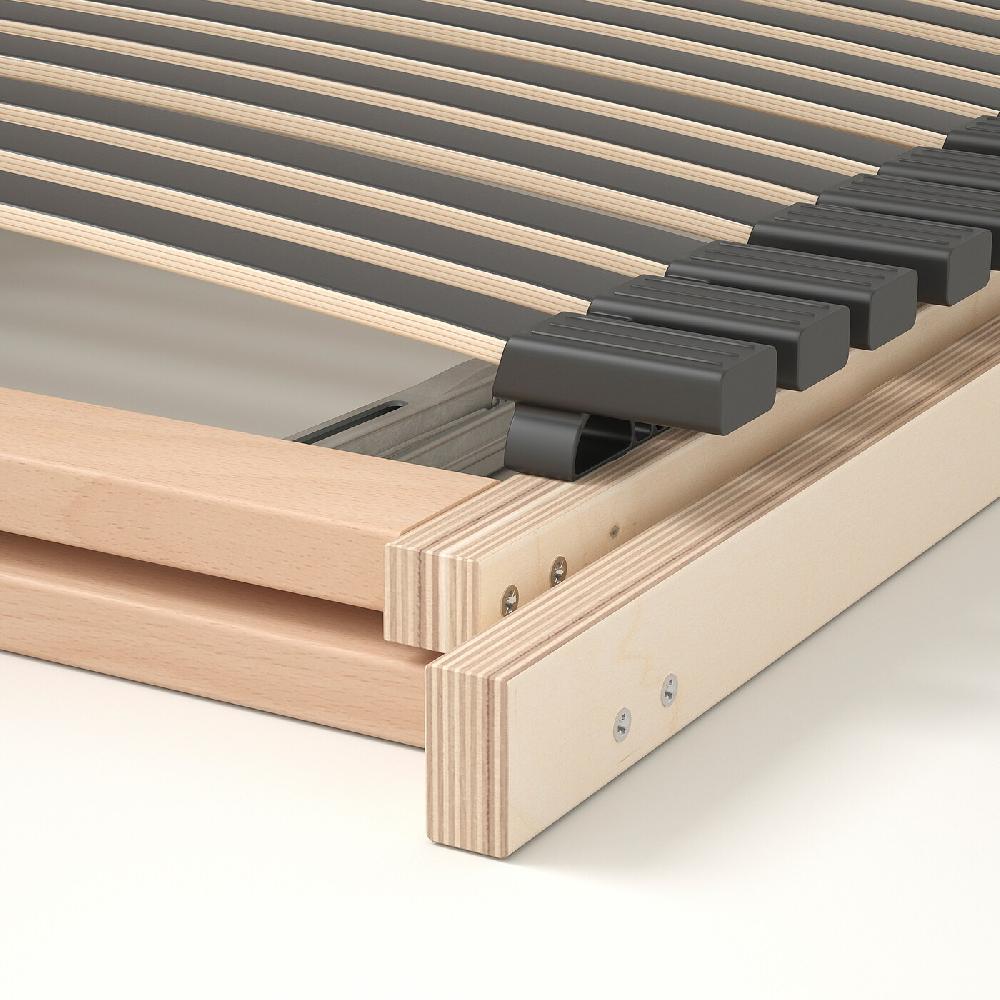 IKEA LEIRSUND Federholzrahmen verstellbar 80x200 cm Großer Ausverkauf