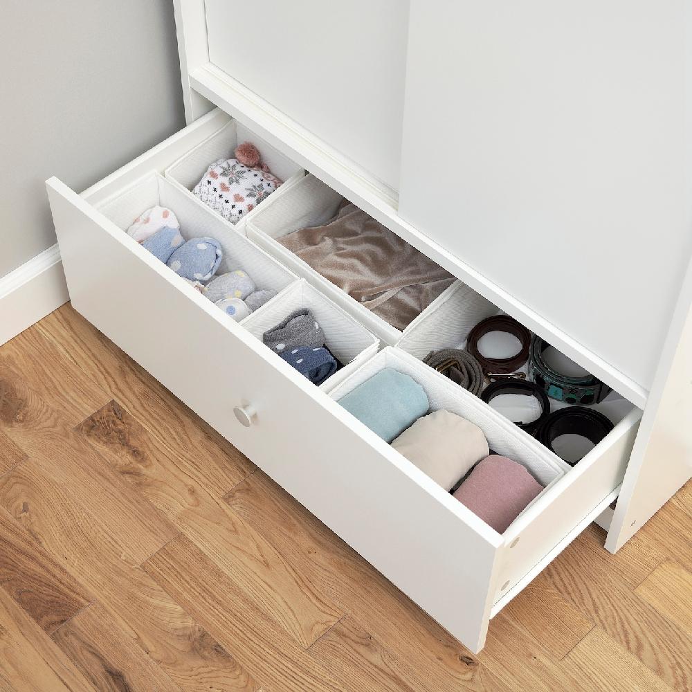 IKEA BRUKSVARA Kleiderschrank mit Schiebetüren weiß 80x191 cm Kauf eins, bekomm eins gratis