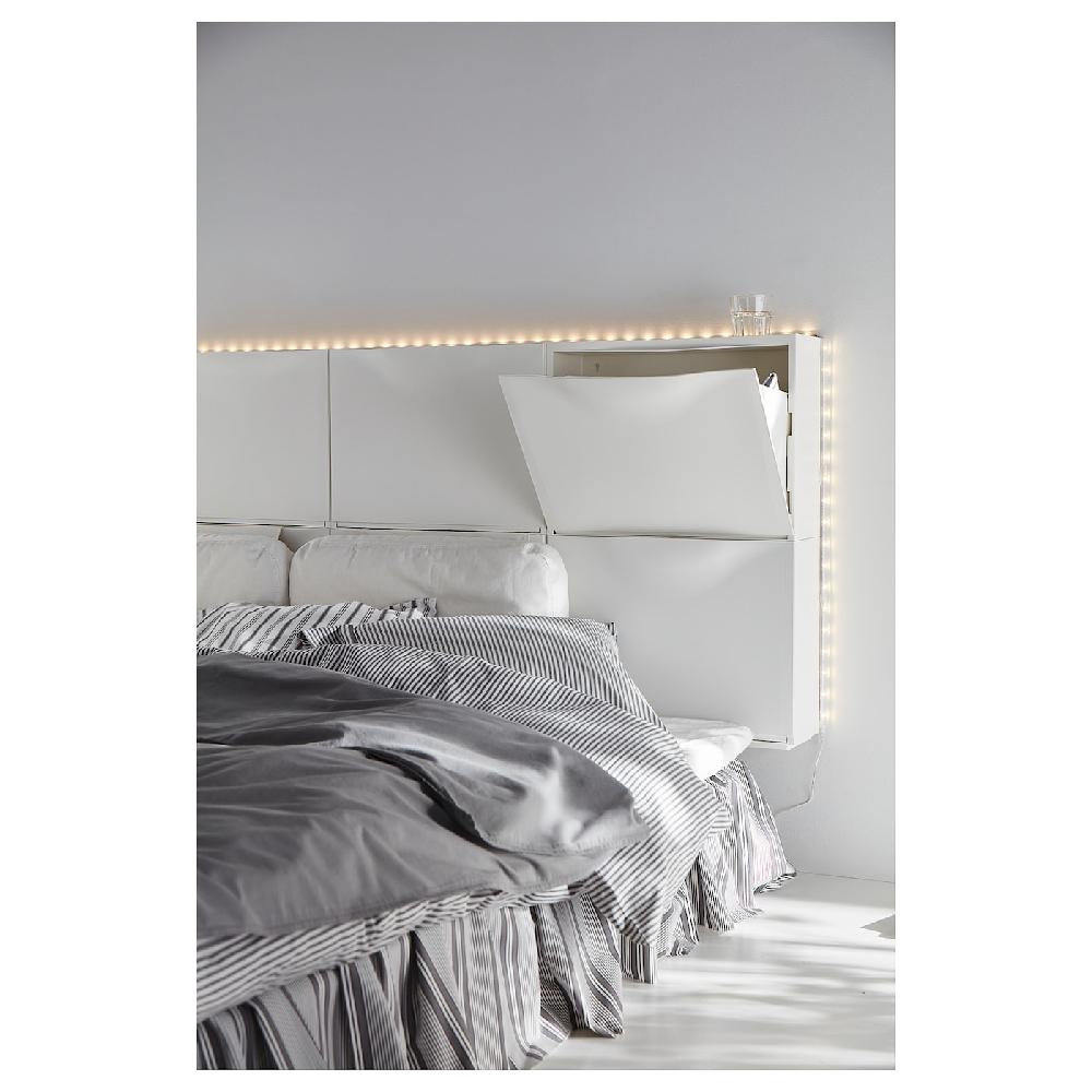 IKEA TRONES Aufbewahrung weiß 52x18x39 cm Kostenlose Rückgabe