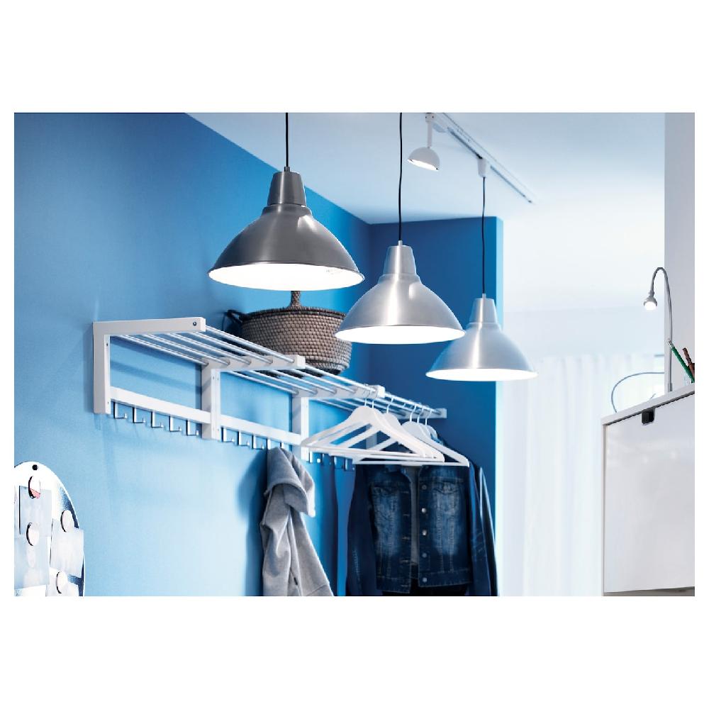 IKEA TJUSIG Hutablage weiß 79 cm Begrenzte Freigabe