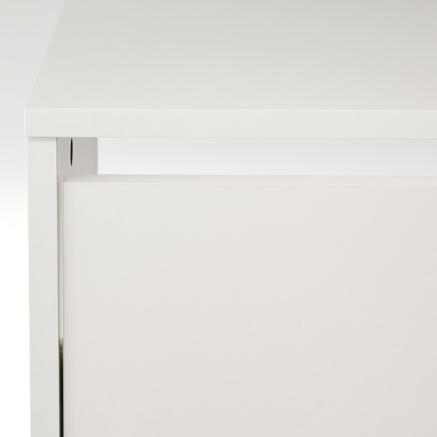 IKEA BISSA Schuhschrank 3 Fächer weiß 49x28x135 cm Neueste Stile
