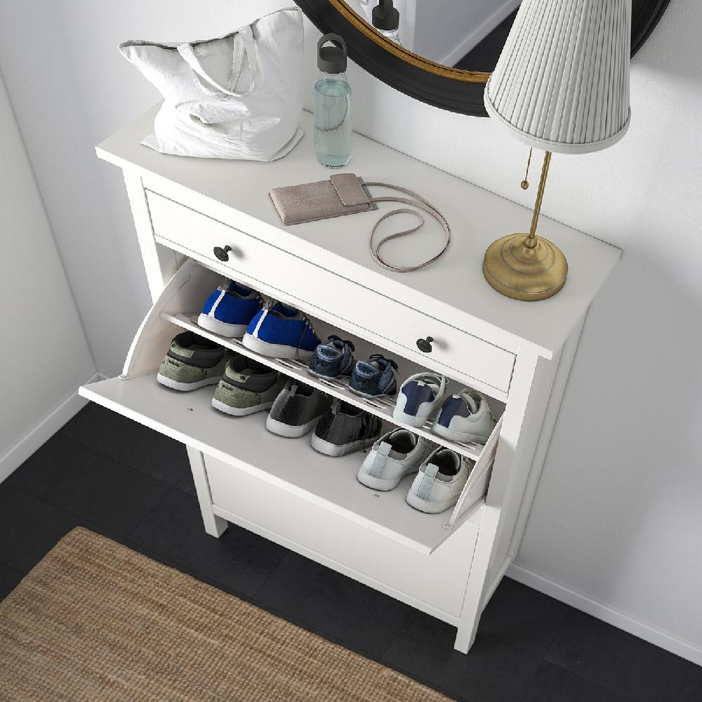 IKEA HEMNES Schuhschrank 2fach weiß 89x30x127 cm Letzter Tag