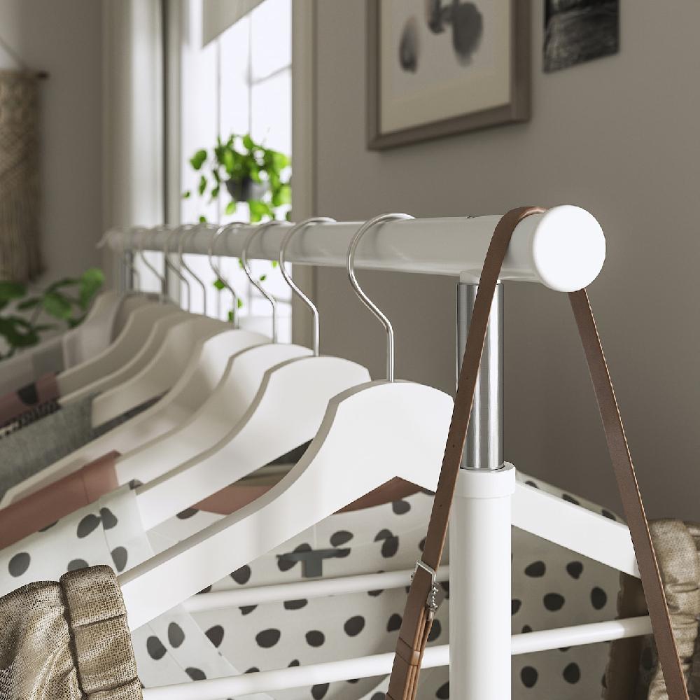 IKEA RIGGA Garderobenständer weiß Zeitbegrenzte Promotion