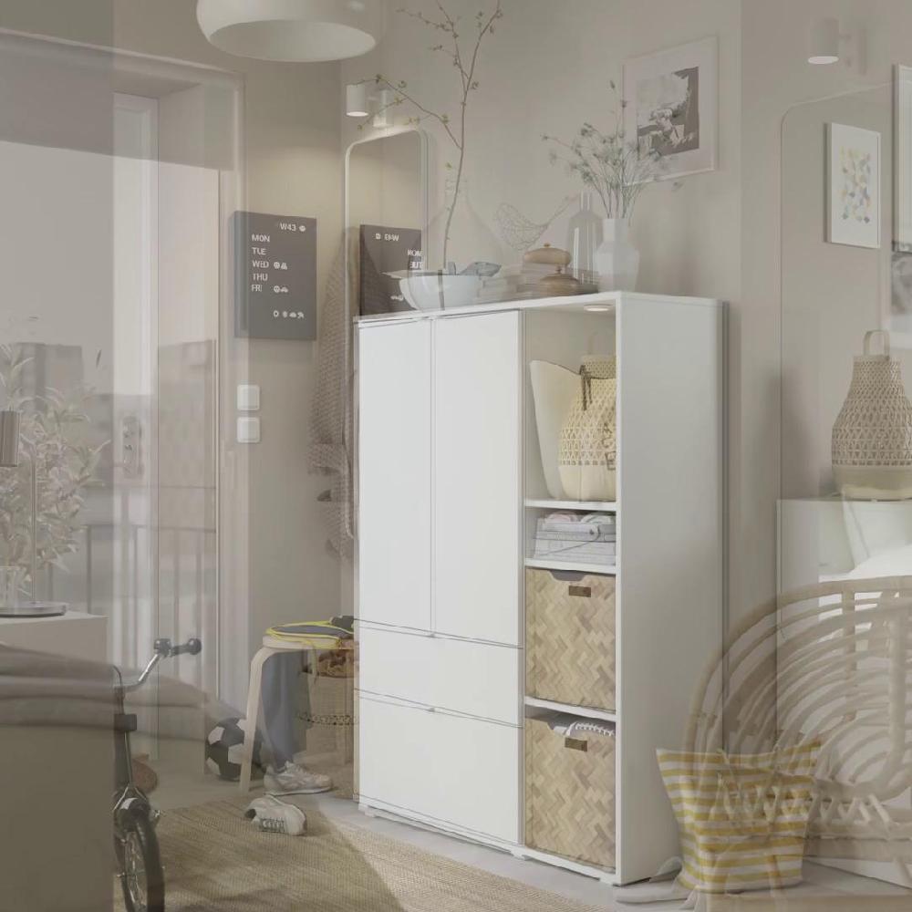 IKEA VIHALS Aufbewahrung weiß 105x37x140 cm Vierteljährliche Förderung