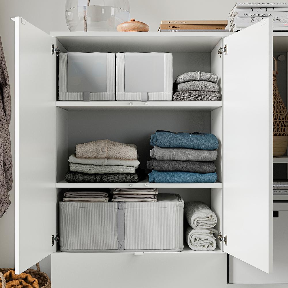 IKEA VIHALS Aufbewahrung weiß 105x37x140 cm Vierteljährliche Förderung