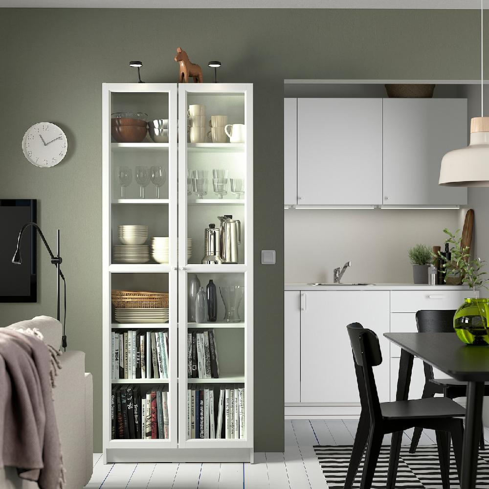 IKEA BILLY / OXBERG Bücherregal weiß 80x30x202 cm Super Rabatt