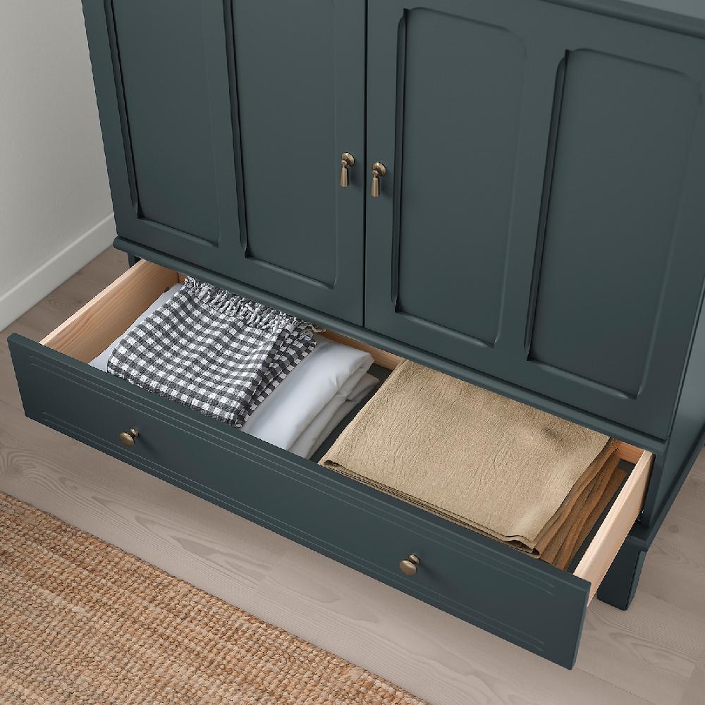 IKEA LOMMARP Schrank dunkel blaugrün 102x101 cm Riesige Rabatte