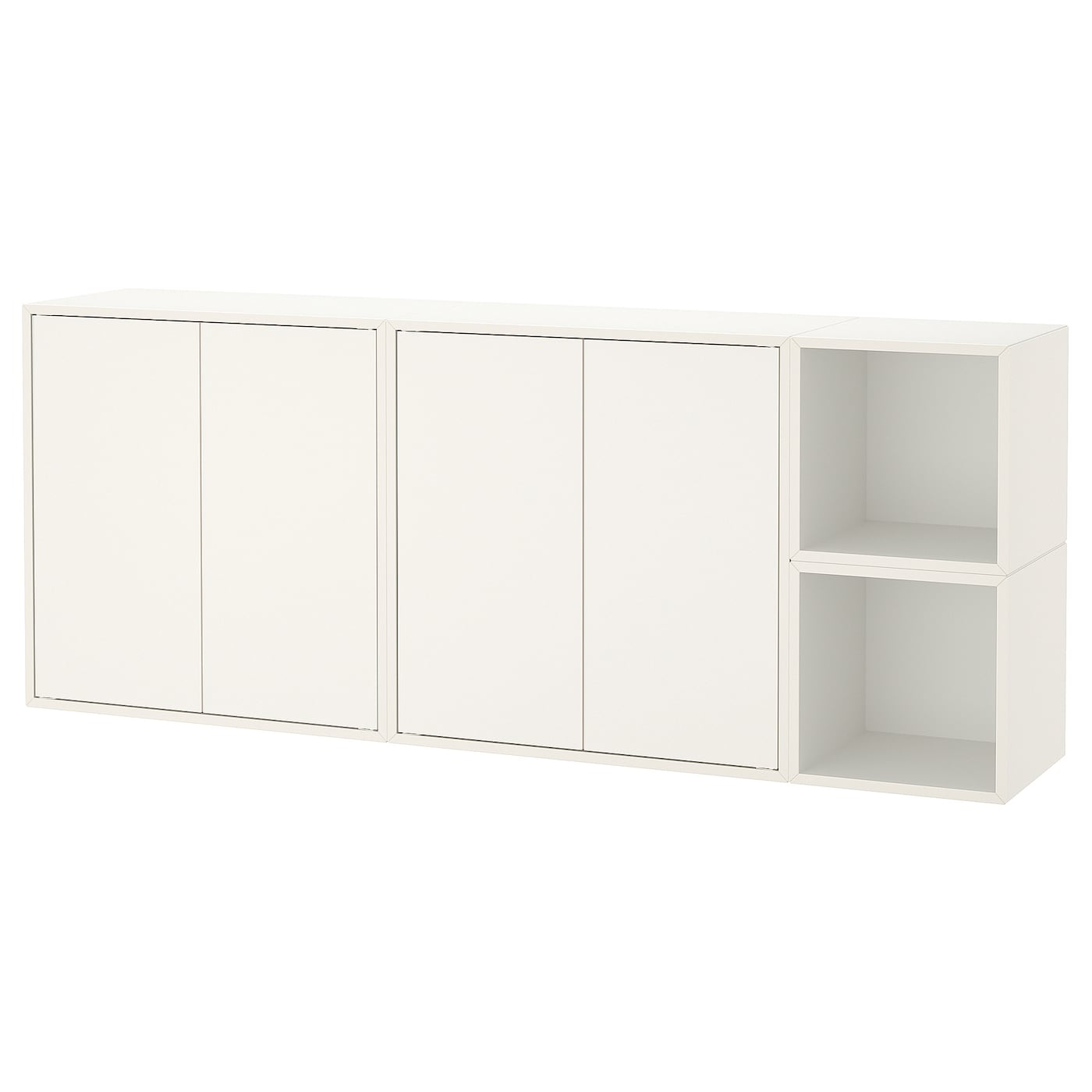 IKEA EKET Schrankkombination für Wandmontage weiß 175x35x70 cm