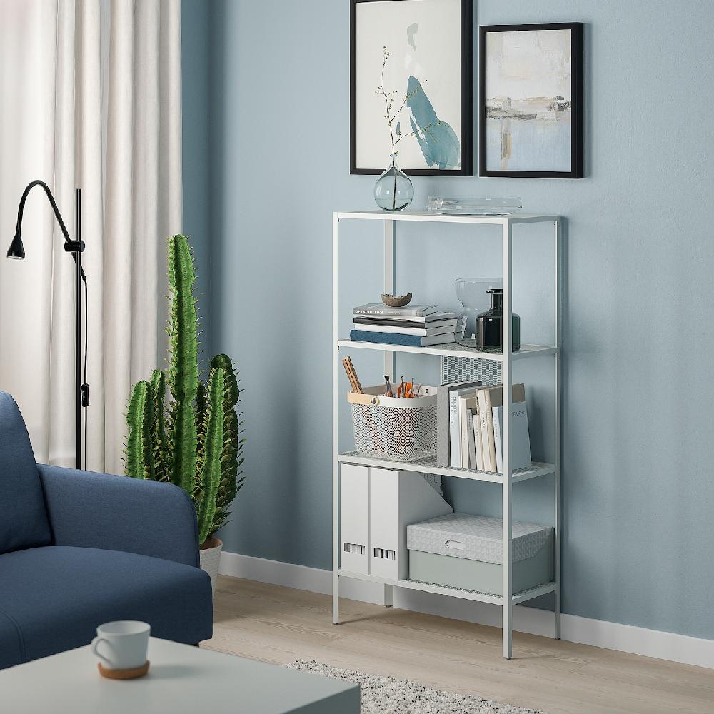 IKEA BAGGEBO Regal Metall/weiß 60x25x116 cm Kostenloser Versand