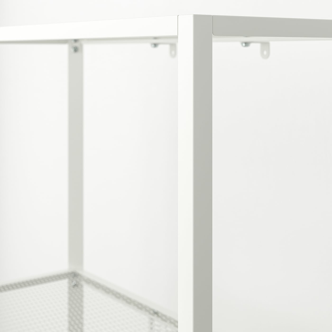 IKEA BAGGEBO Regal Metall/weiß 60x25x116 cm Kostenloser Versand