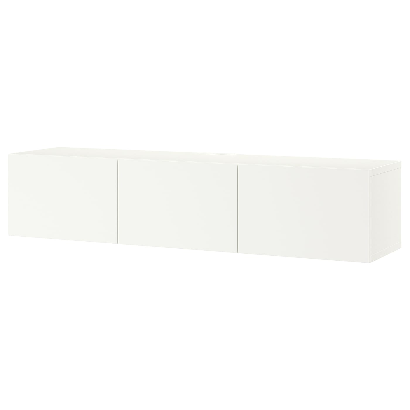 IKEA BESTÅ TV-Bank mit Türen weiß/Lappviken weiß 180x42x38 cm