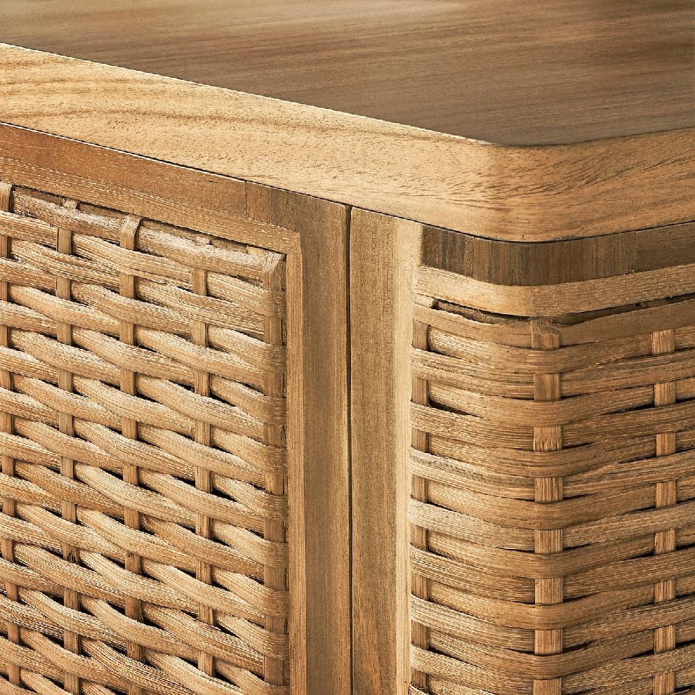 IKEA FRYKSÅS TV-Bank Rattan 157x41x49 cm Versandkostenfrei