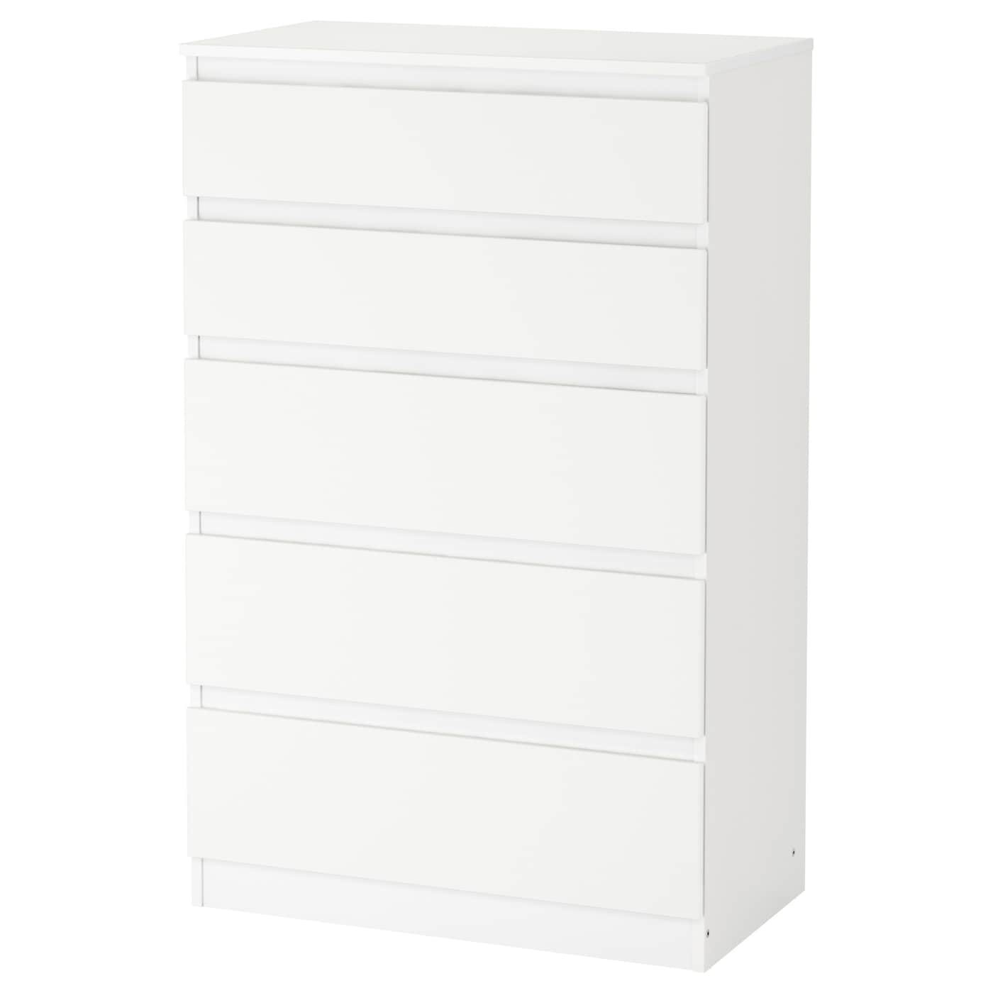 IKEA KULLEN Kommode mit 5 Schubladen weiß 70x112 cm