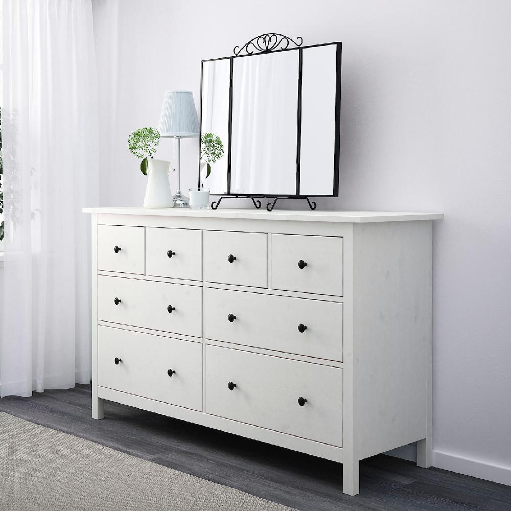 IKEA HEMNES Kommode mit 8 Schubladen weiß gebeizt 160x96 cm Exklusive Angebote