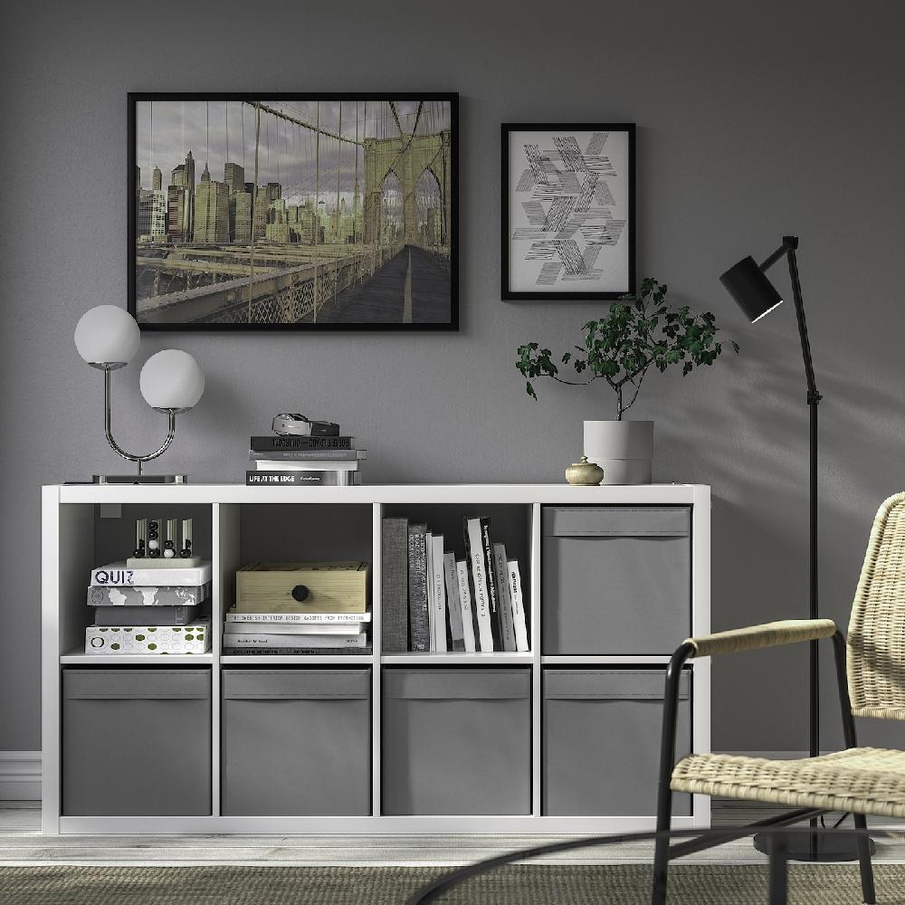 IKEA DRÖNA Fach dunkelgrau 33x38x33 cm Große Rabatte
