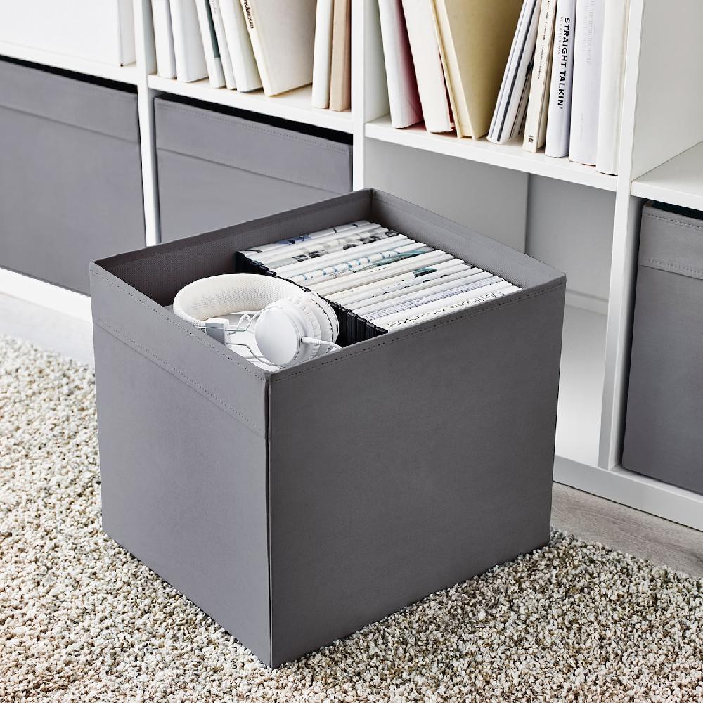 IKEA DRÖNA Fach dunkelgrau 33x38x33 cm Große Rabatte