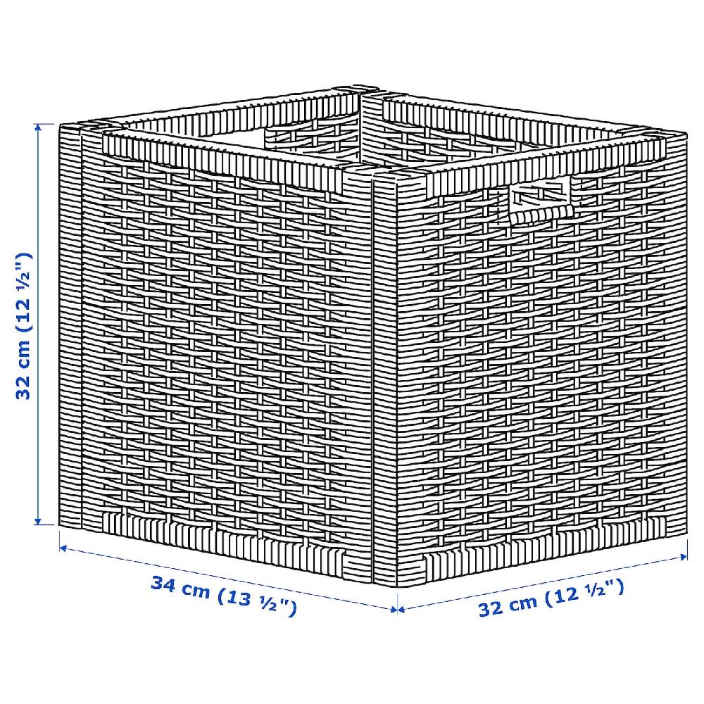 IKEA BRANÄS Korb Rattan 32x34x32 cm Bestseller