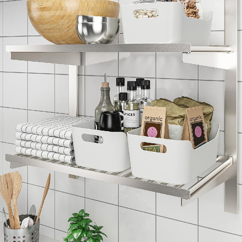 IKEA UPPDATERA Box weiß 24x17 cm Riesige Ersparnisse