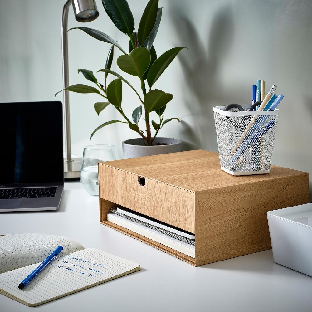 IKEA HÄSTVISKARE Mini-Kommode Eichenachbildung 32x24 cm VIP-Rabatte