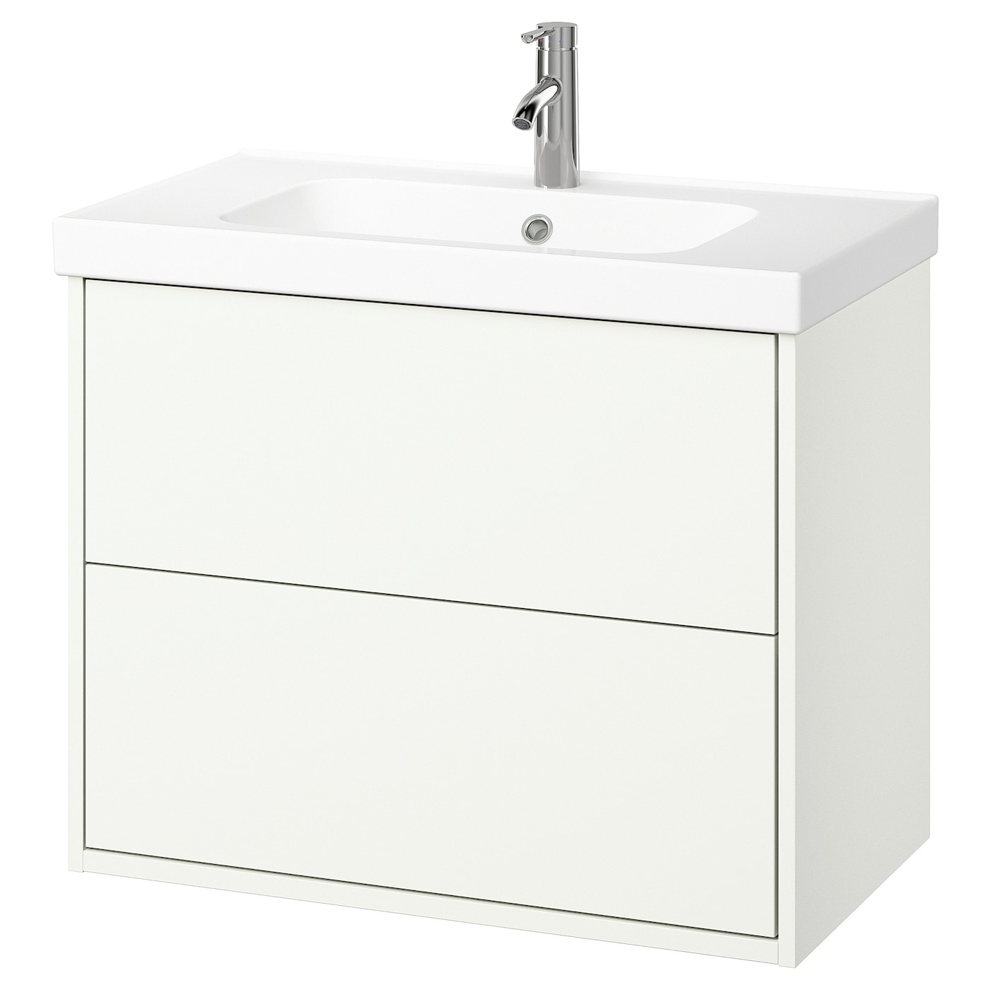 IKEA HAVBÄCK / ORRSJÖN Waschbschr+Schubladen/Waschb/Mibatt weiß 82x49x69 cm