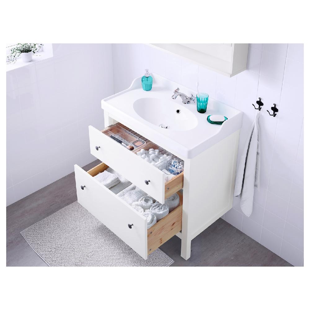IKEA HEMNES Waschbeckenschrank/2 Schubl. weiß 80x47x83 cm Wochenangebot