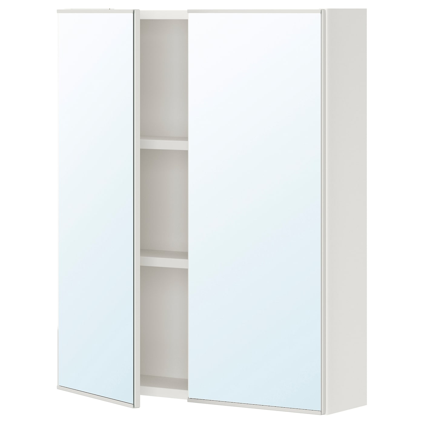IKEA ENHET Spiegelschrank 2 Türen weiß 60x17x75 cm