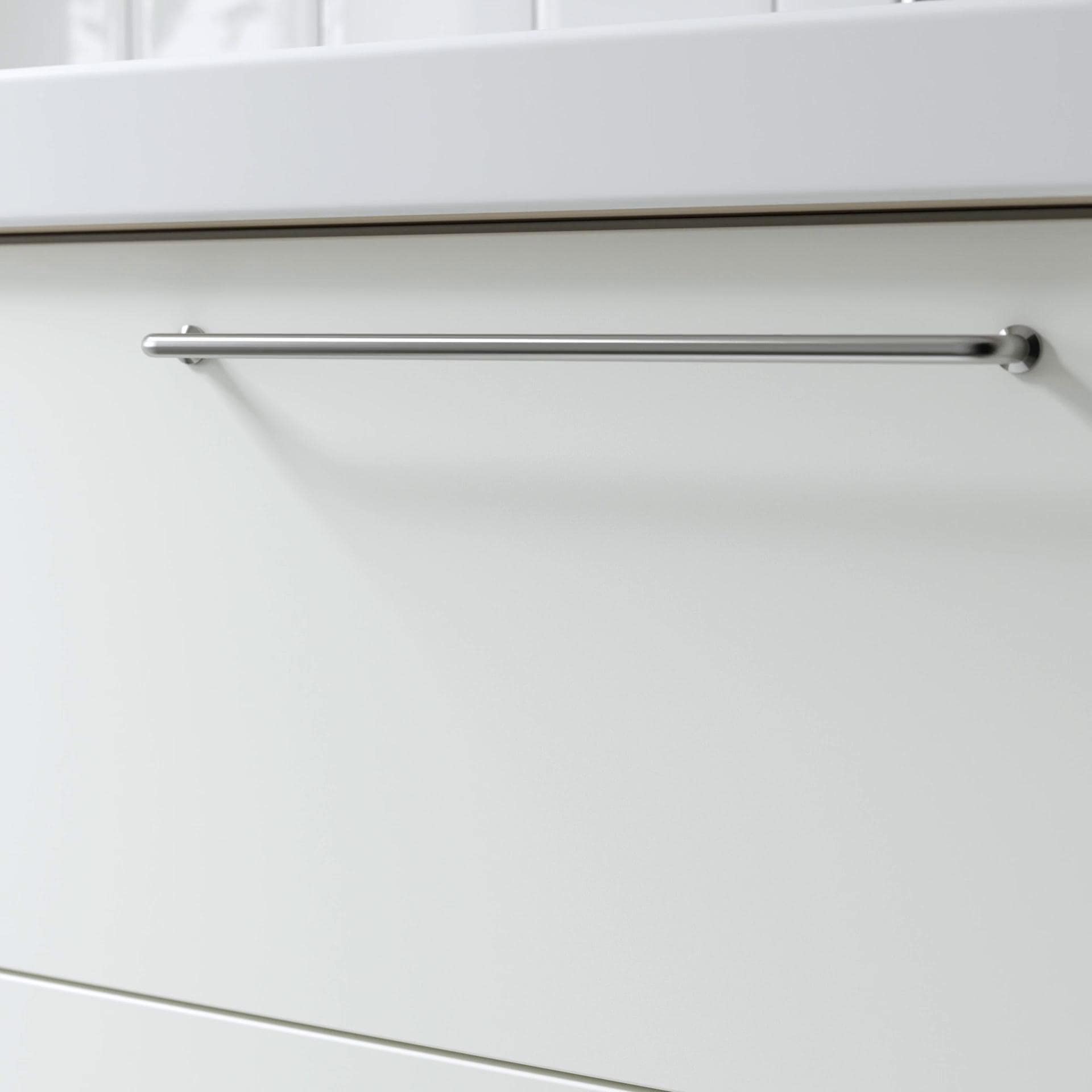 IKEA HAVBÄCK / ORRSJÖN Waschbschr+Schubladen/Waschb/Mibatt weiß/Bambus 102x49x71 cm Begrenzte Freigabe