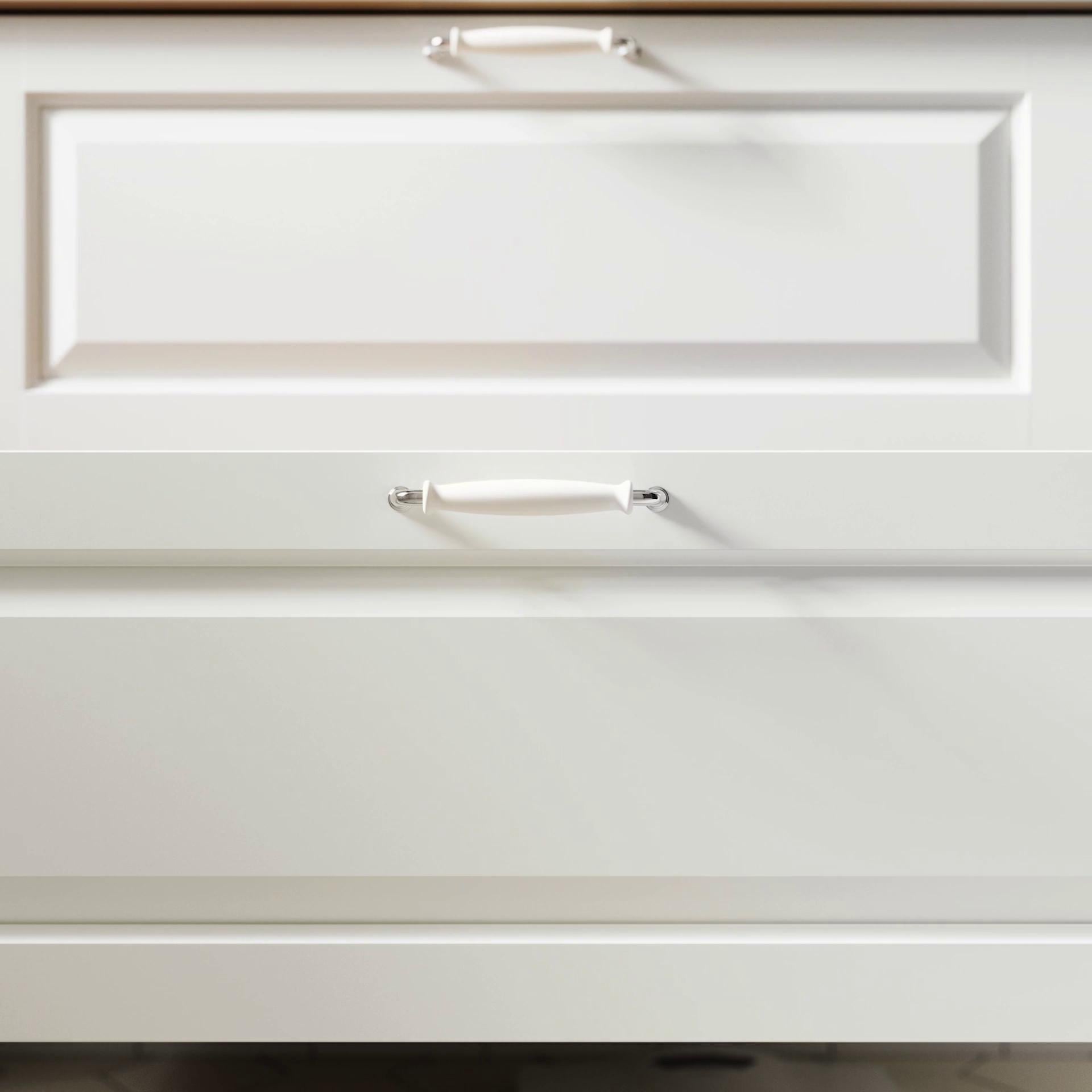 IKEA TÄNNFORSEN / RUTSJÖN Waschbschr+Schubladen/Waschb/Mibatt weiß/weiß marmoriert 82x49x76 cm JETZT KAUFEN
