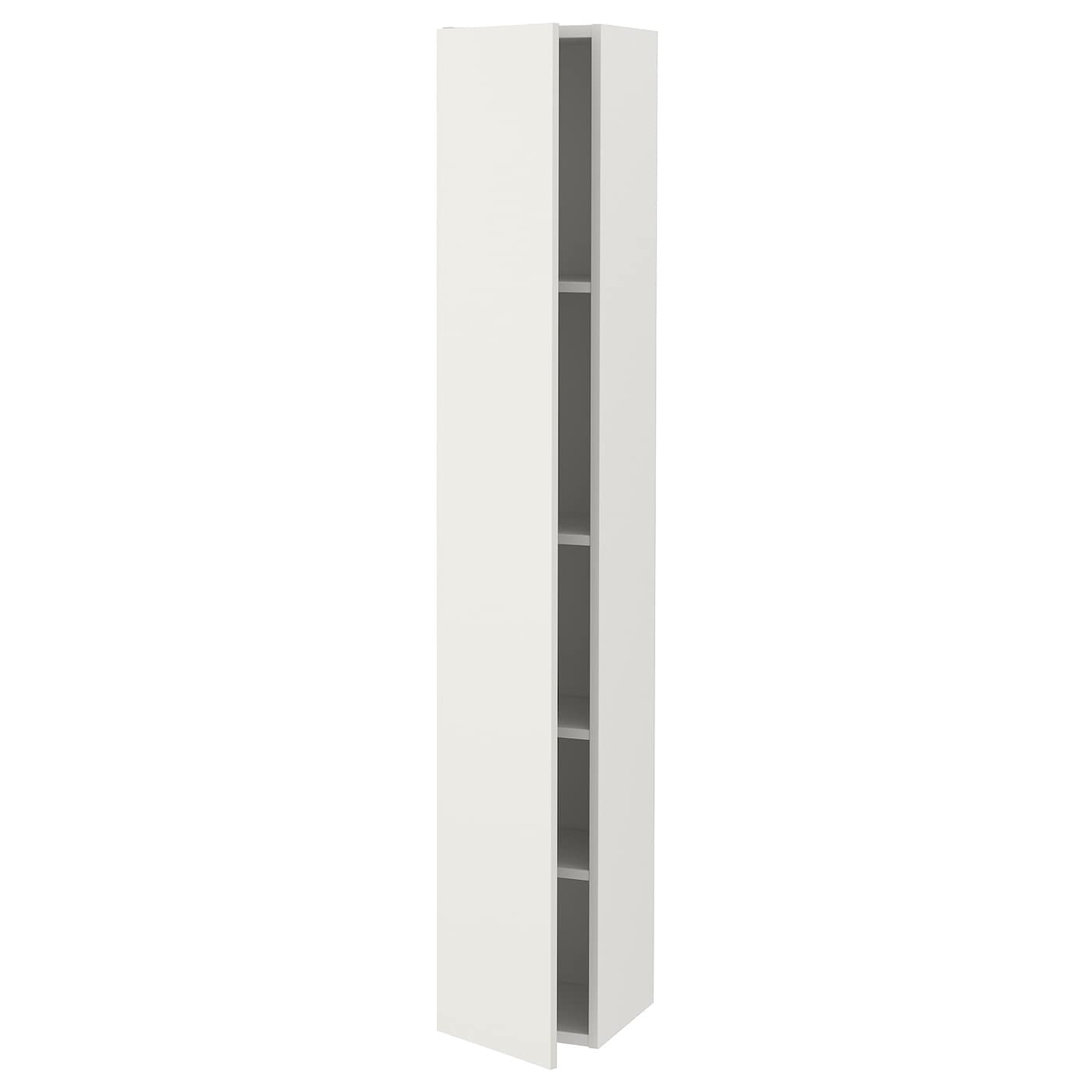 IKEA ENHET Hochschrank mit 4 Böden+Türen weiß 30x32x180 cm