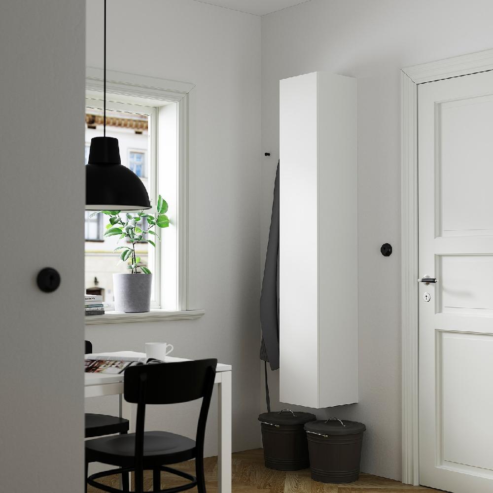 IKEA ENHET Hochschrank mit 4 Böden+Türen weiß 30x32x180 cm Zeitbegrenzte Promotion