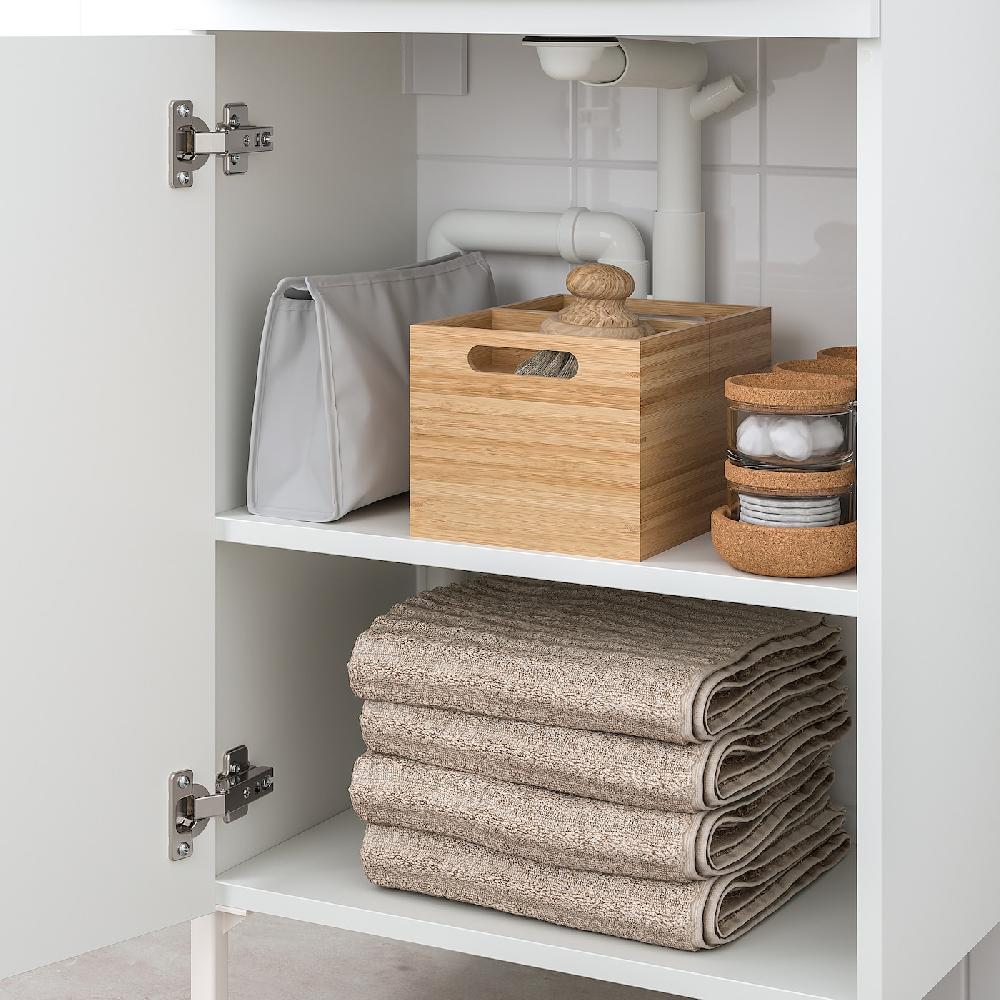 IKEA NYSJÖN / BJÖRKÅN Waschbeckschr+Tür/Waschb/Mischbat weiß 54x40x98 cm Discount Store für neue Produkte