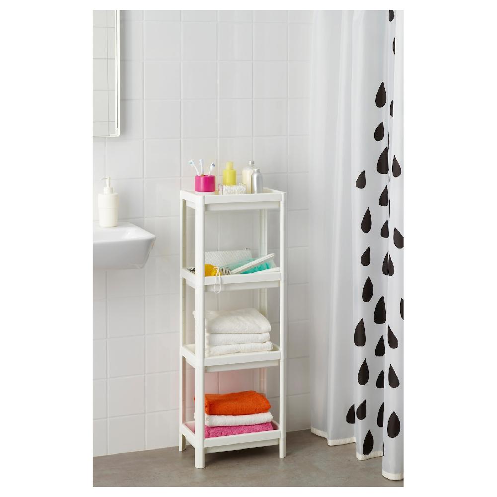 IKEA VESKEN Regal weiß 37x23x101 cm zollfrei