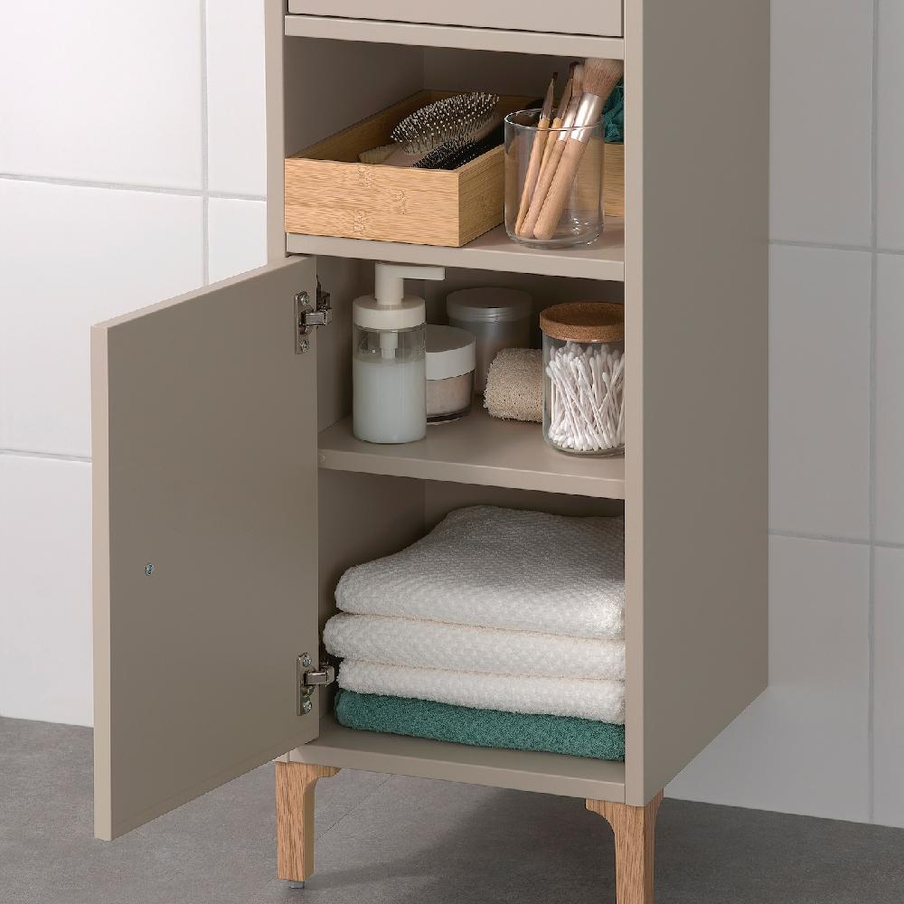 IKEA NORSÄLVEN Schrank beige 32x32x94 cm Auslauf