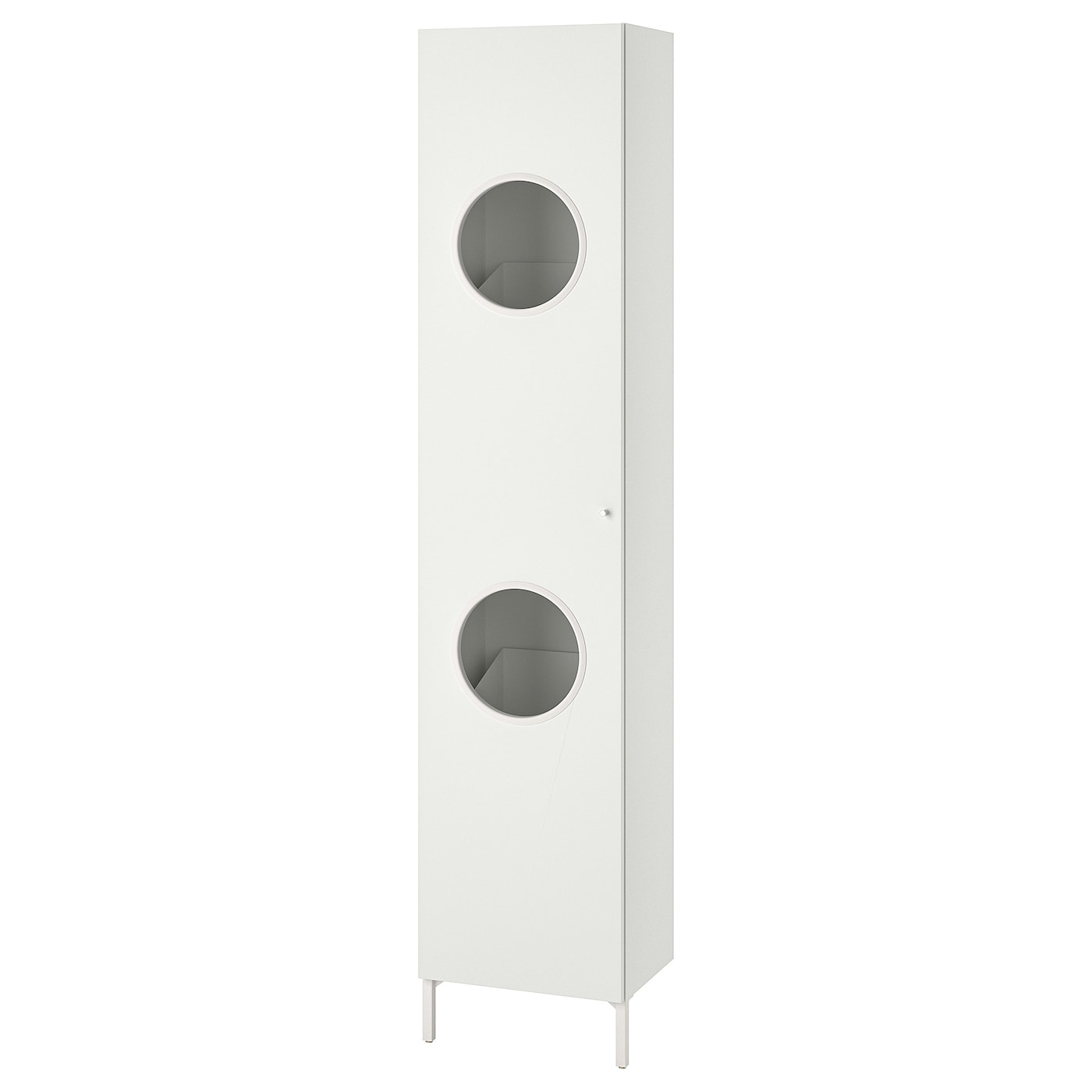IKEA NYSJÖN Wäscheschrank weiß 40x190 cm