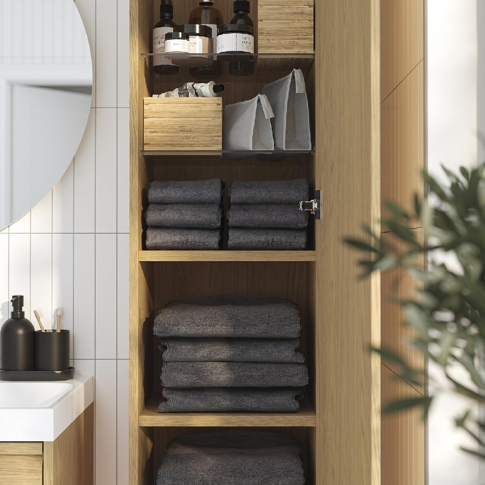 IKEA ÄNGSJÖN Hochschrank mit Tür Eichenachbildung 40x35x195 cm Fabrikverkauf