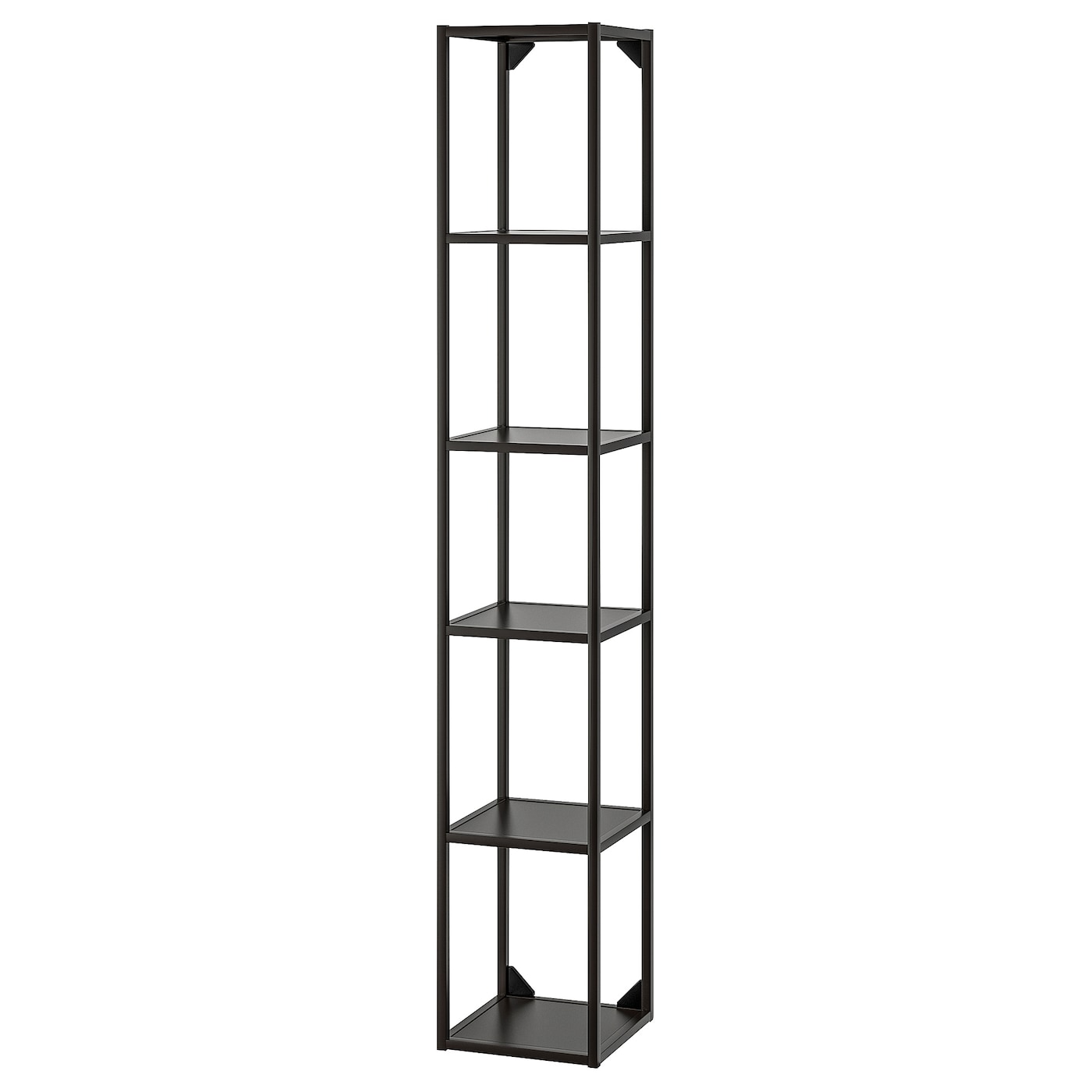 IKEA ENHET Regalrahmen hoch mit Böden anthrazit 30x30x180 cm