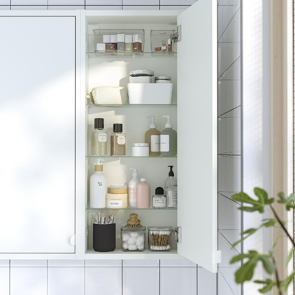 IKEA HAVBÄCK Wandschrank mit Tür weiß 40x15x95 cm Versandkostenfrei