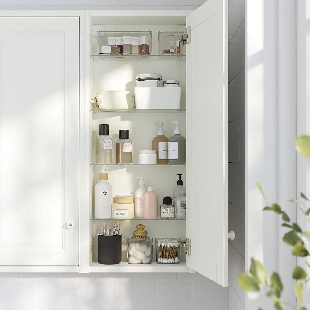 IKEA TÄNNFORSEN Wandschrank mit Tür weiß 40x15x95 cm Großer Ausverkauf