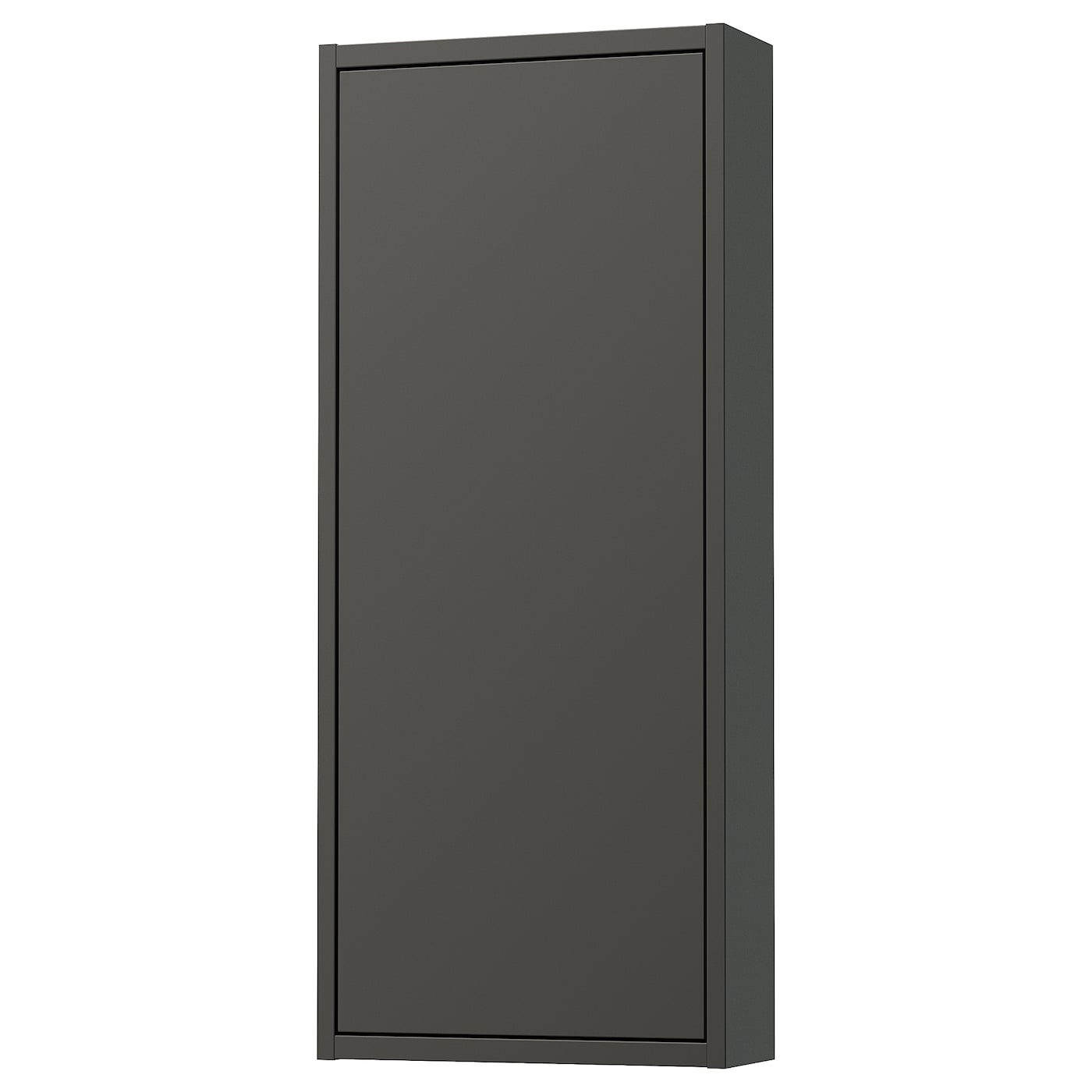 IKEA HAVBÄCK Wandschrank mit Tür dunkelgrau 40x15x95 cm