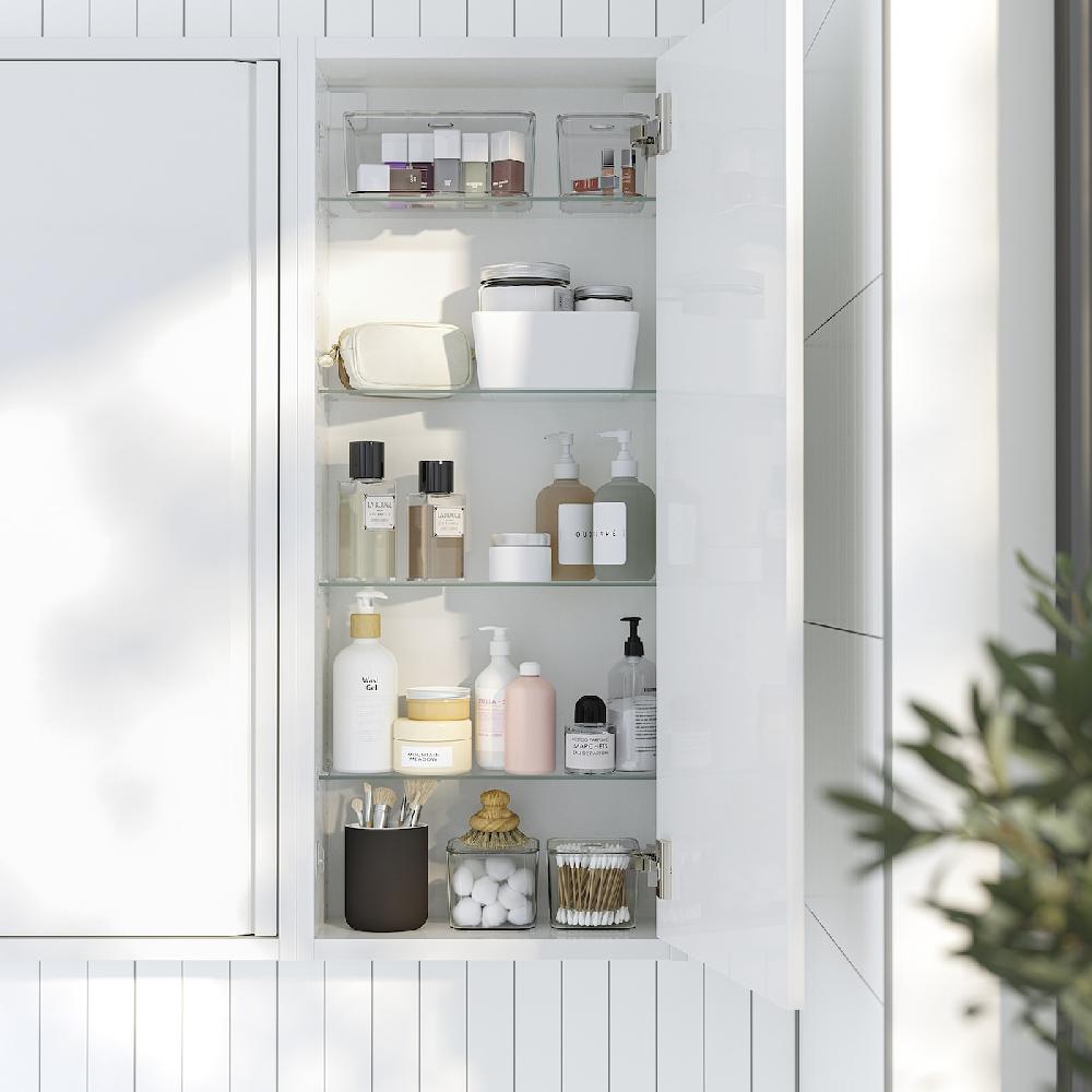 IKEA ÄNGSJÖN Wandschrank mit Tür Hochglanz weiß 40x15x95 cm Online Shopping