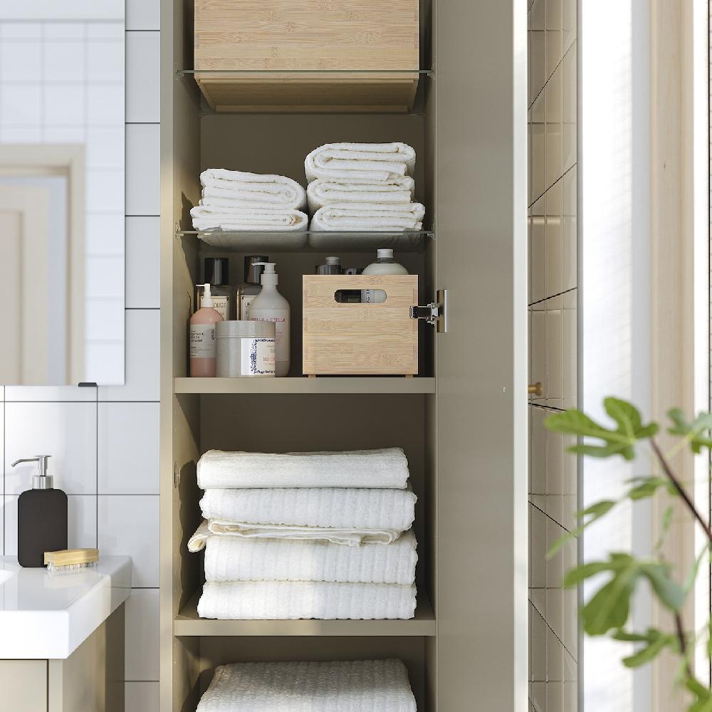 IKEA HAVBÄCK Hochschrank mit Tür beige 40x35x195 cm Exklusivangebot