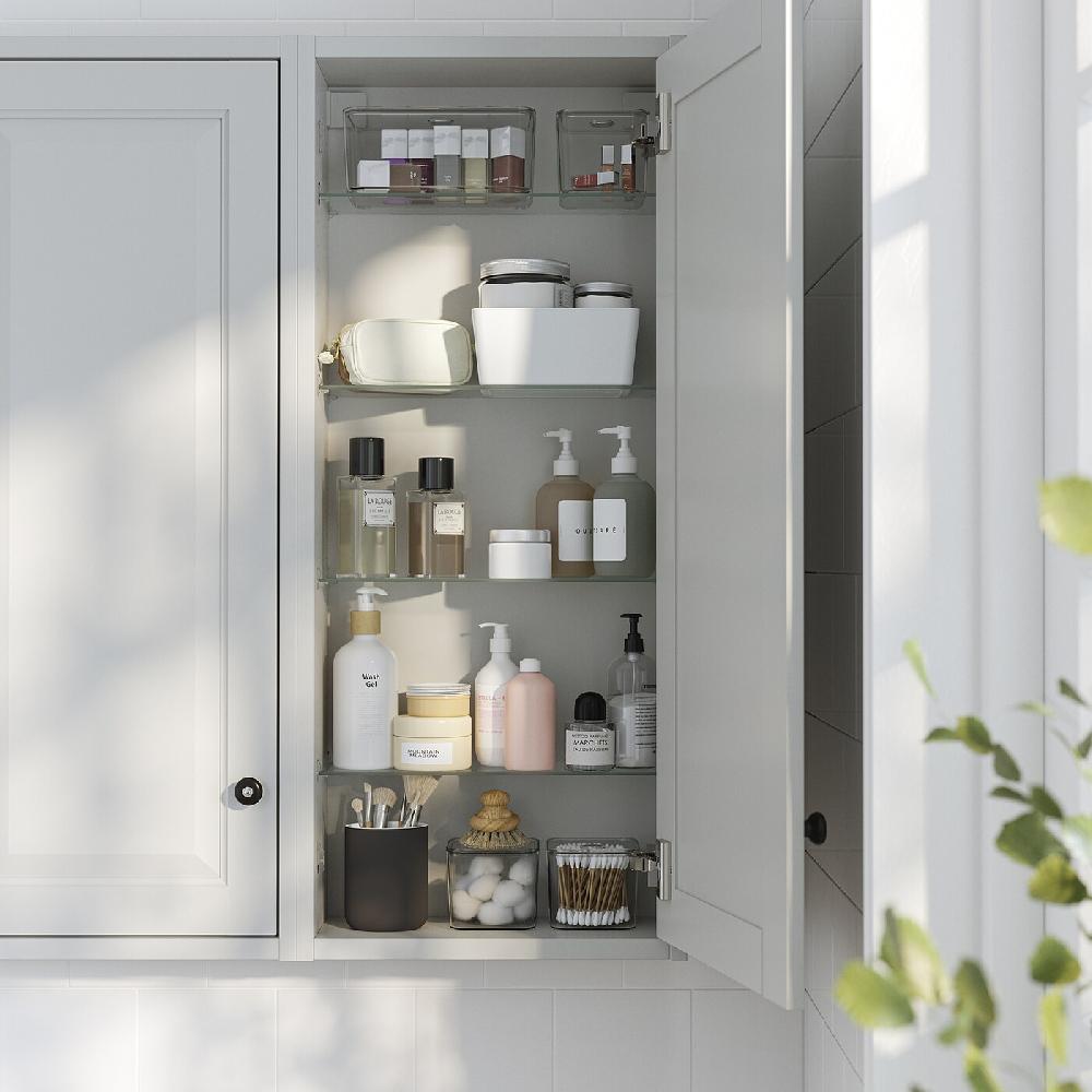 IKEA TÄNNFORSEN Wandschrank mit Tür hellgrau 40x15x95 cm Muttertagsangebot