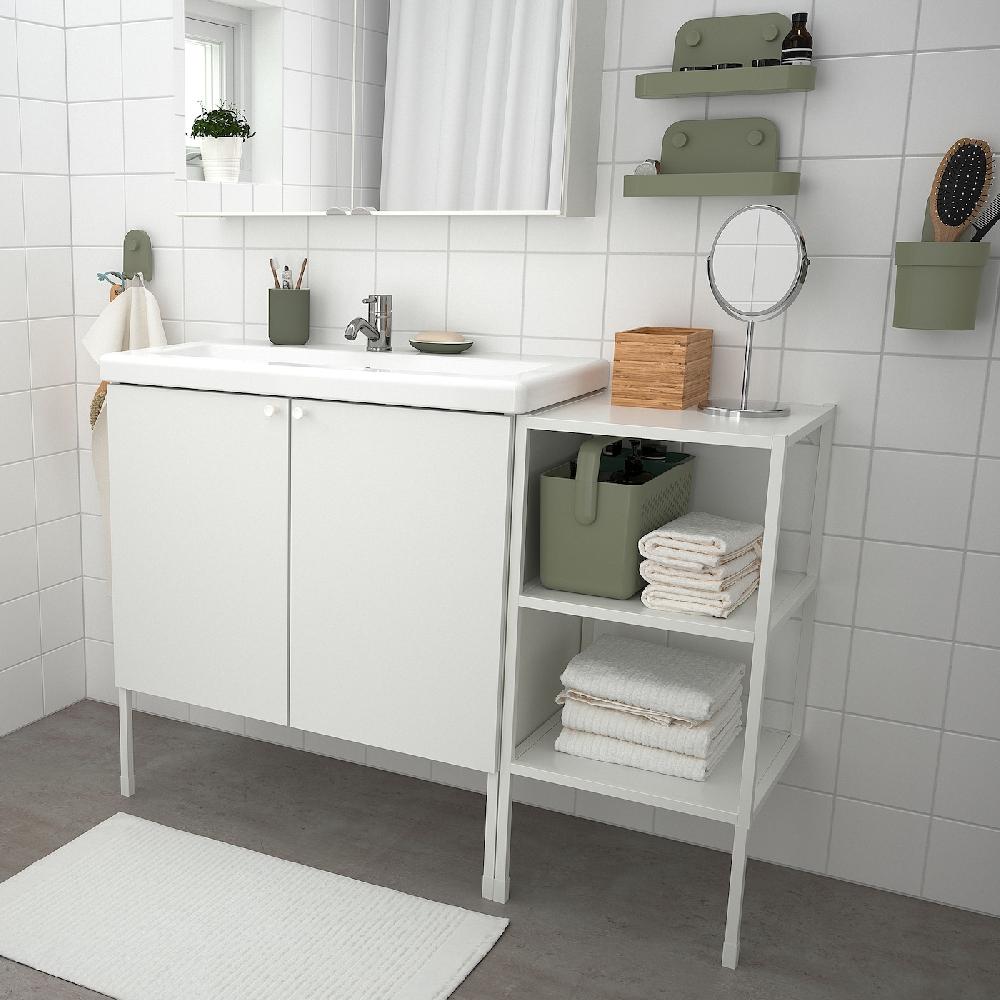 IKEA UPPRÄMEN Korb graugrün 35x17x25 cm Neueste Mode